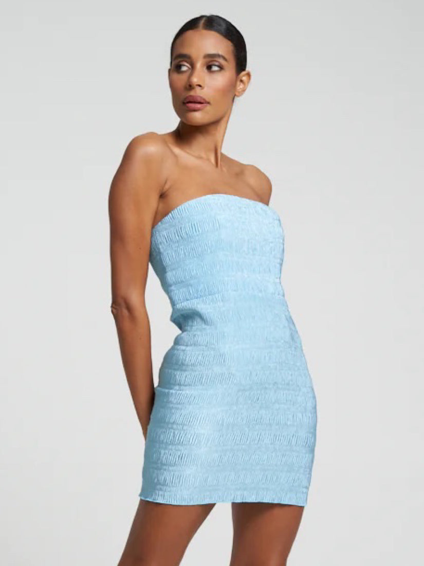 Aurore Mini Dress Summer Blue