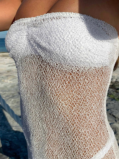 Net Dress White