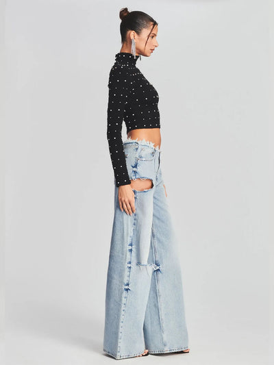 Aston Wide Leg Jeans Coastline