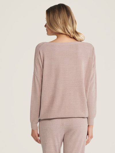 Cozychic Ultra Lite Slouchy Pullover Faded Rose
