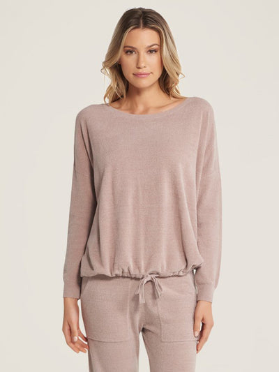 Cozychic Ultra Lite Slouchy Pullover Faded Rose